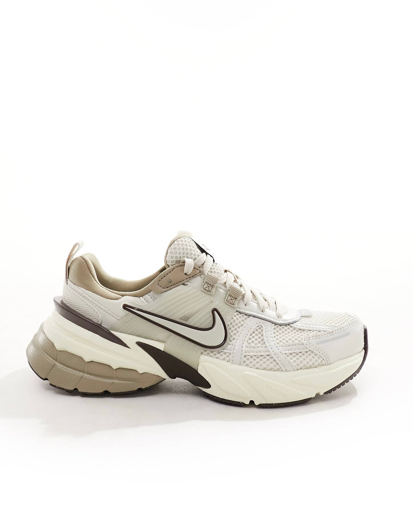 Nike V2K Run unisex trainers in white and silver