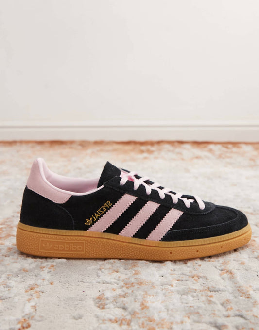 adidas Originals Handball Spezial sneakers in black and pink