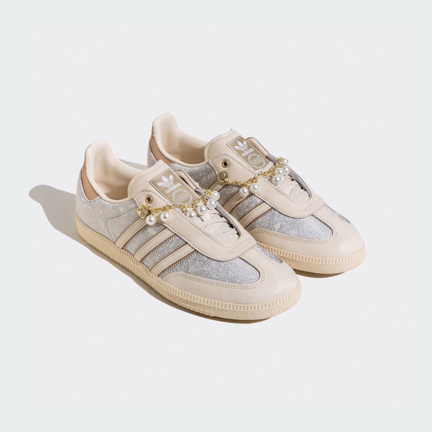 adidas Originals Samba OG W Pearl Wonder White Gold Silver