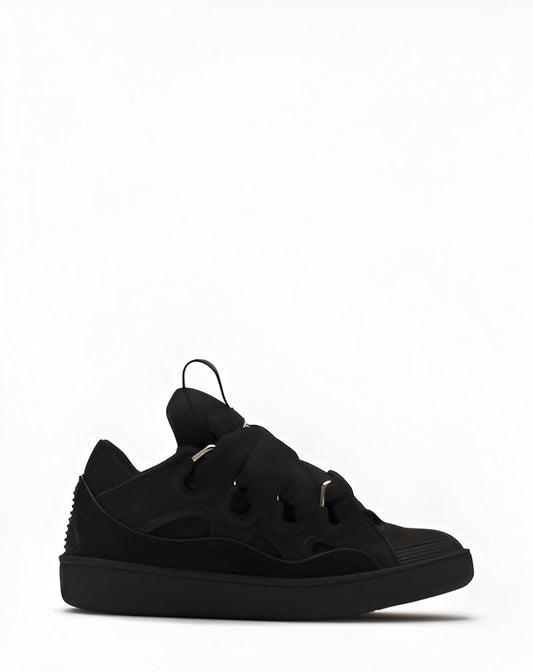 Lanvin Leather Curb Sneakers