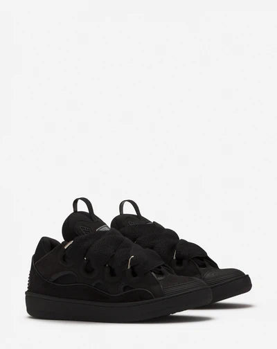 Lanvin Leather Curb Sneakers