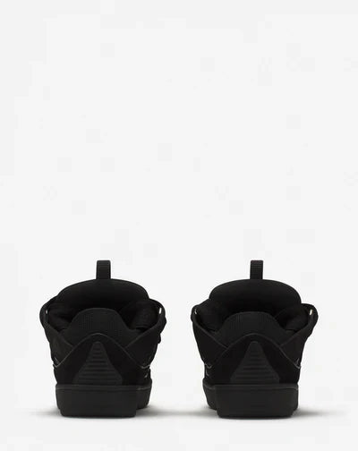 Lanvin Leather Curb Sneakers