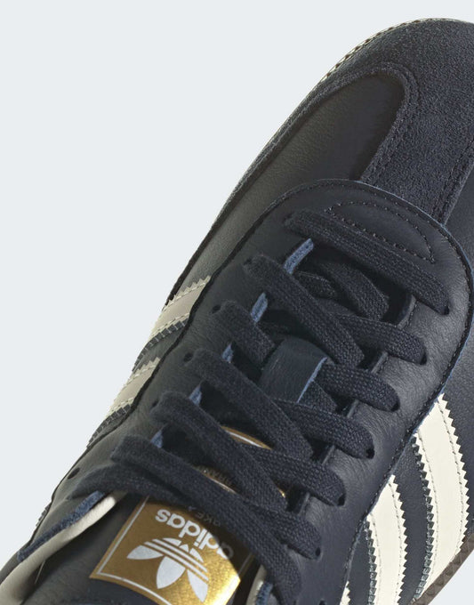 adidas Originals Samba sneakers in navy and white