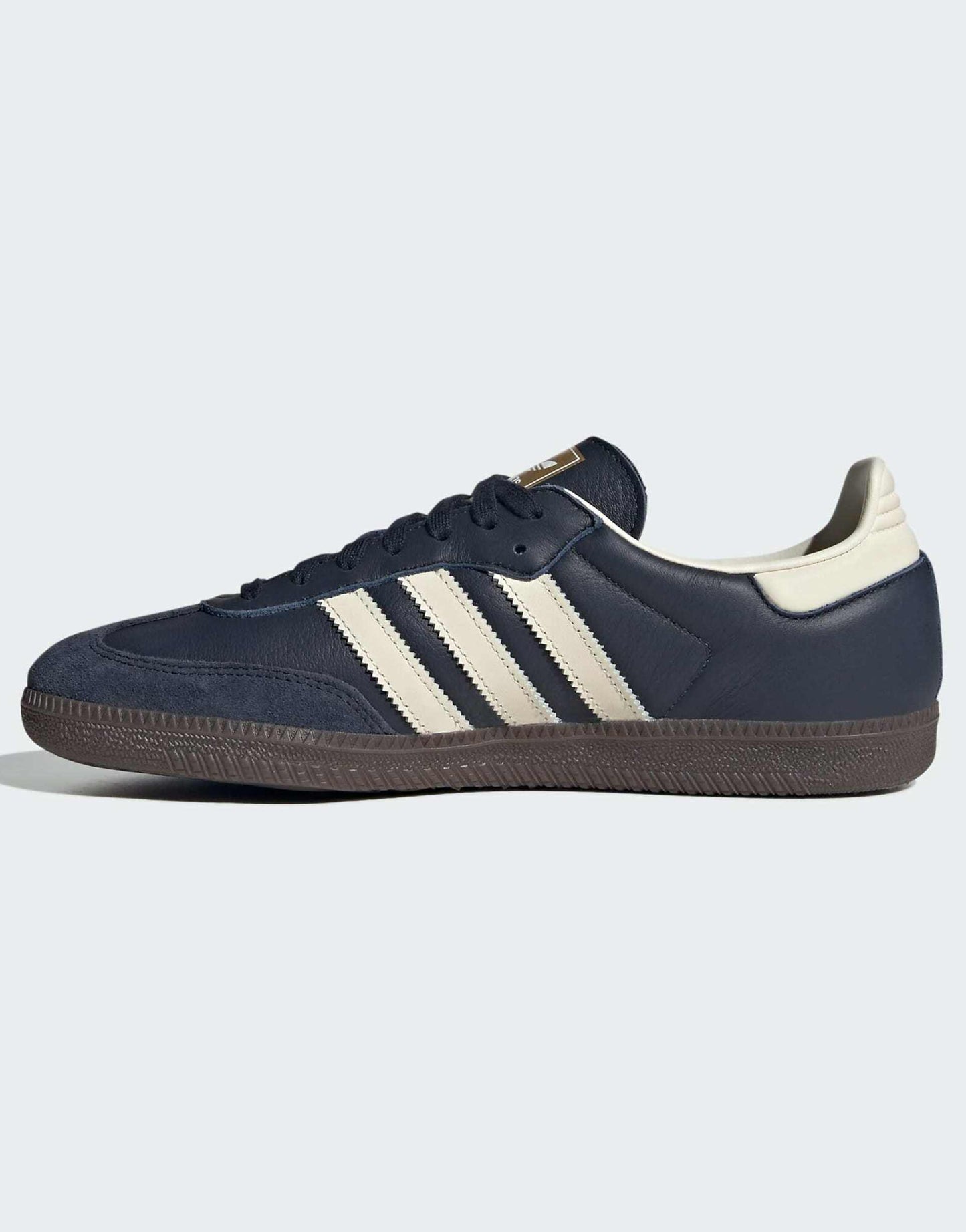 adidas Originals Samba sneakers in navy and white