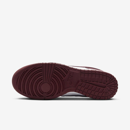 Nike Dunk Low Retro sneakers in burgundy and white