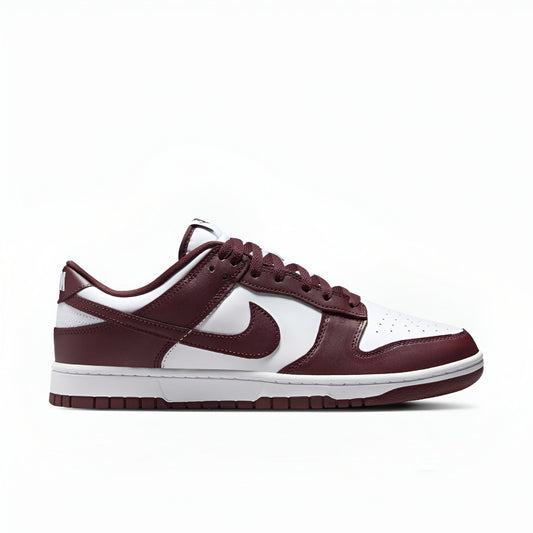 Nike Dunk Low Retro sneakers in burgundy and white