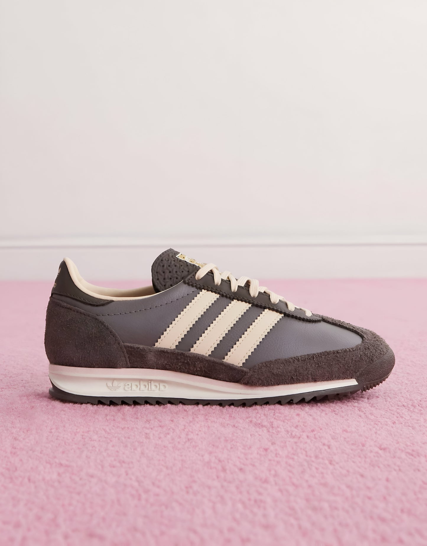 adidas Originals SL 72 OG sneakers in brown and cream
