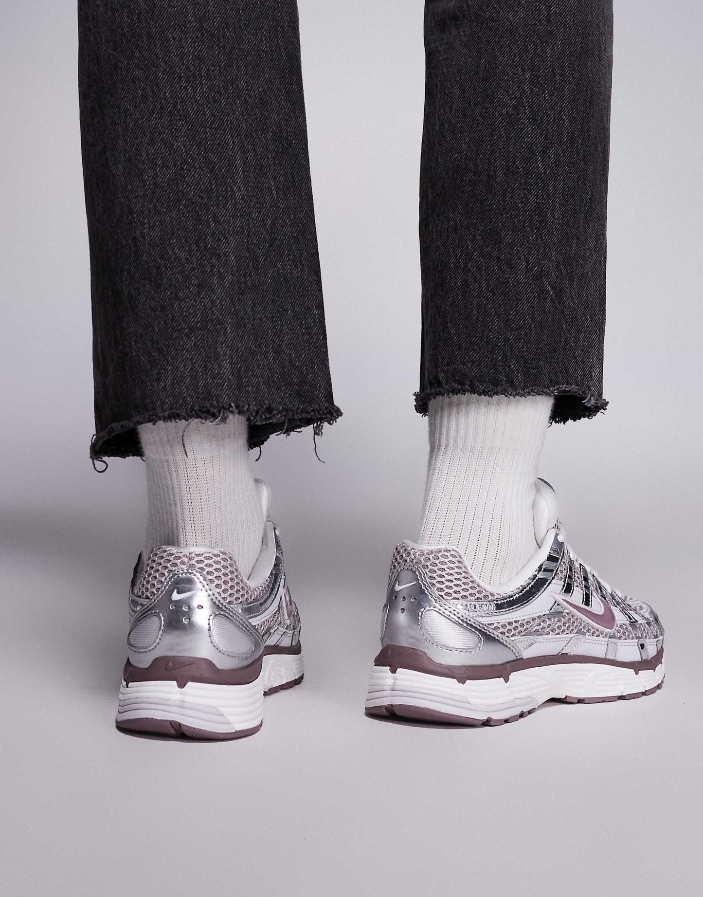 Nike P-6000 trainers in grey and purple