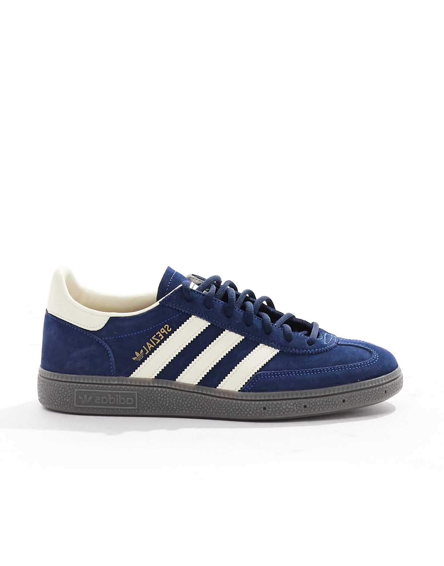 adidas Originals Handball Spezial gum sole trainers in navy