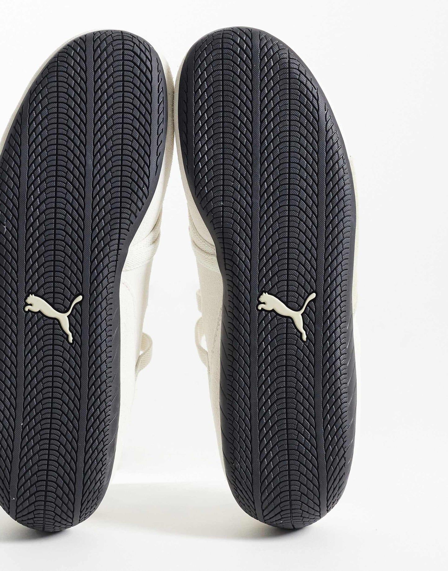 Puma Speedcat suede ballet flats in beige