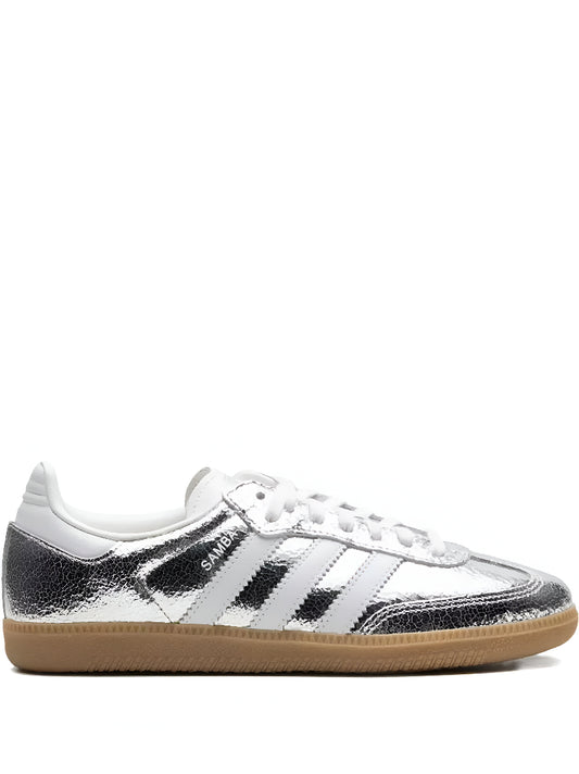 Samba OG "Silver Metallic Cracked Leather" sneakers